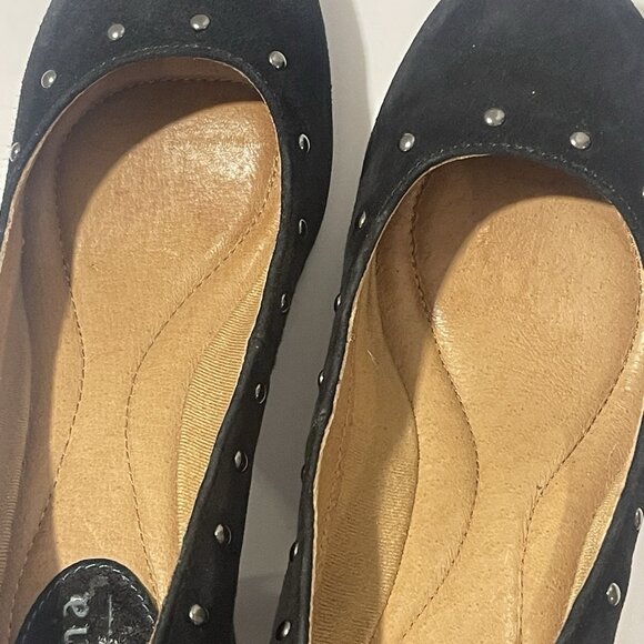 Montana Artisan crafted Suede Studded Ankle Strap Shoes In Black Sz 6.5M 4015821 - Picture 15 of 16